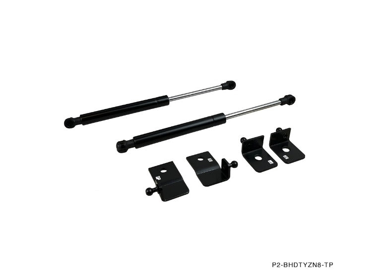P2M Black Hood Dampers - Subaru BRZ (2022+) - P2-BHDTYZN8-TP
