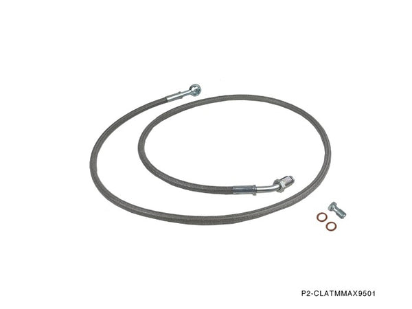 Phase 2 Motortrend (P2M) Stainless Steel Braided Auto To Manual Clutch Line - Nissan Maxima (1995-2001)