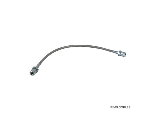 Phase 2 Motortrend (P2M) Stainless Steel Braided Clutch Line - Toyota Corolla (1988-1991) / FX & FX16 GTS (1985-1986)