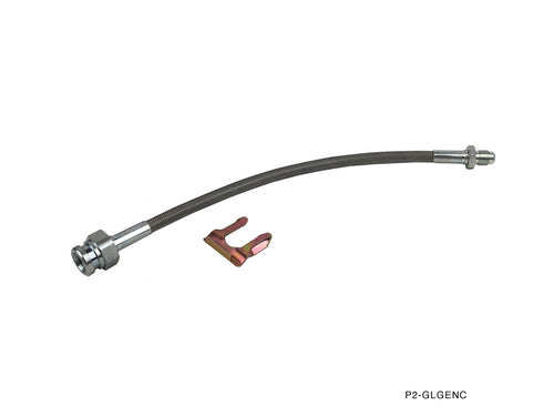 Phase 2 Motortrend (P2M) Stainless Steel Braided Clutch Line - Hyundai Genesis Coupe (2008-2011)