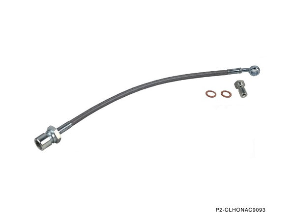 Phase 2 Motortrend (P2M) Stainless Steel Braided Clutch Line - Honda Accord CB7 (1990-1993)