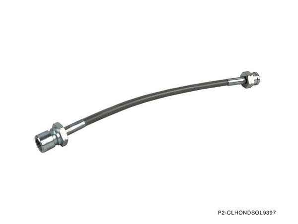 Phase 2 Motortrend (P2M) Stainless Steel Braided Clutch Line - Honda Civic Del Sol (1993-1997)