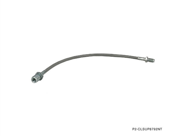 Phase 2 Motortrend (P2M) Stainless Steel Braided Clutch Line - Toyota Supra Non Turbo (1987-1992)