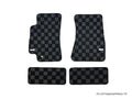 P2M Checkered Floor Mats - Toyota Supra MKIV (1993-1998)
