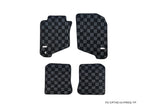 P2M Checkered Floor Mats - Toyota Corolla AE101Corolla (1993-1998)