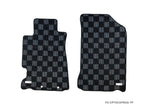 Phase 2 Motortrend (P2M) Front & Rear Checkered Carpet Floor Mats - Acura RSX DC5 (2001-2006)