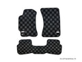 P2M Checkered Floor Mats - Subaru Impreza WRX GC8 (1993-2001)