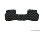 Phase 2 Motortrend (P2M) Front & Rear Checkered Carpet Floor Mats - Subaru Impreza WRX GC8 (1993-2001)
