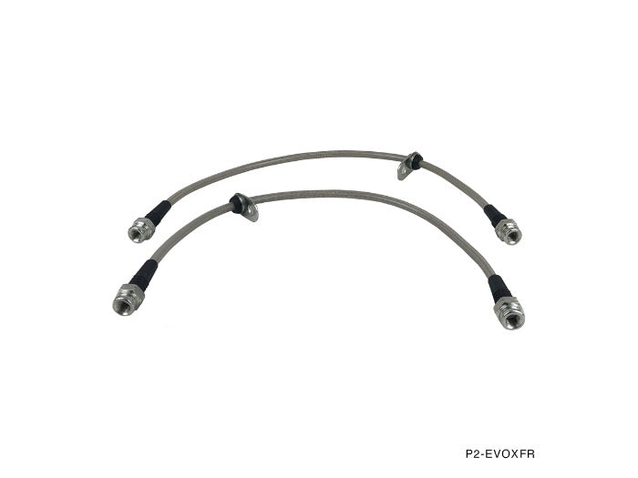 P2M Braided Front Brake Lines - Mitsubishi Lancer Evolution X 10