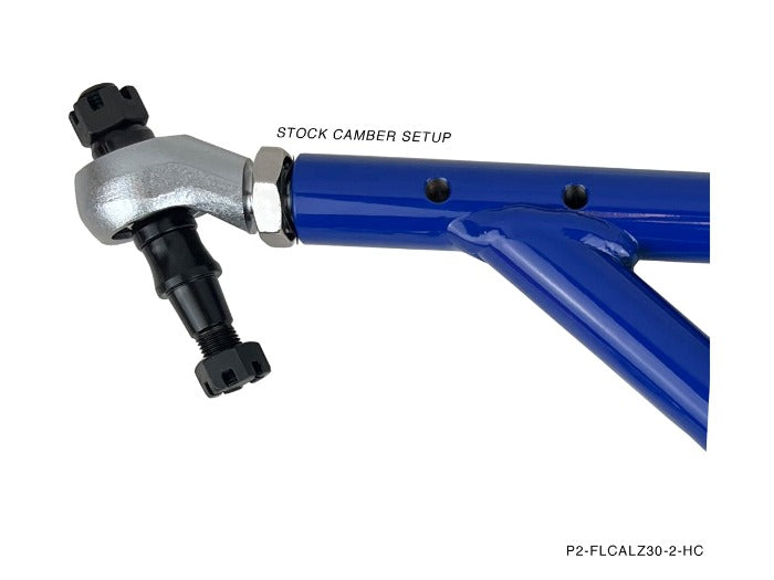 P2M Adjustable Front Lower Control Arms (0 to -4.5 Degrees) - Toyota Supra MK4 (1993-1998) - P2-FLCALZ3050