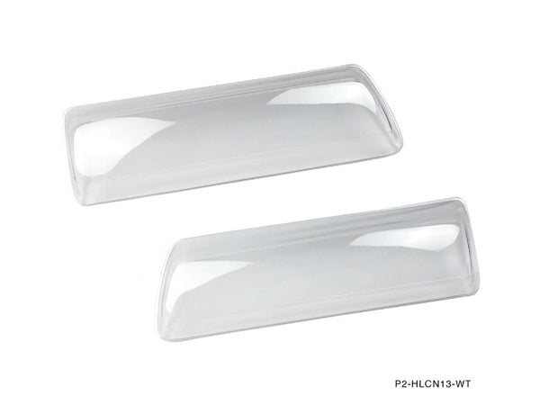 Phase 2 Motortrend (P2M) Clear Front Headlight Covers - Nissan 240sx S13 Silvia (1989-1994)