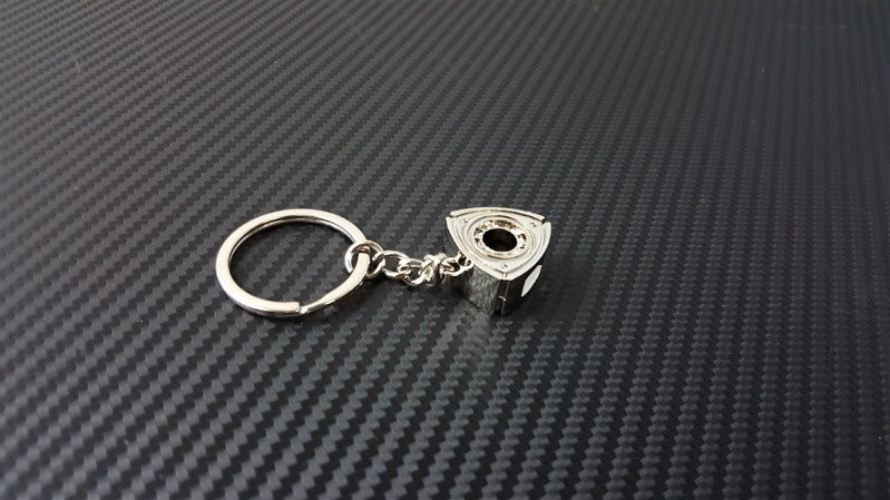 P2M Chrome Metal Valve Cover Keychain - Mazda Rotary Engine - P2-KYCROTARY-C
