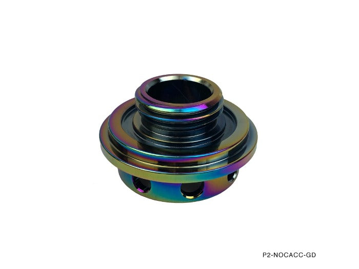 P2M Round Neo Chrome Engine Oil Filler Cap - Nissan & Honda - P2-NOC001-GD