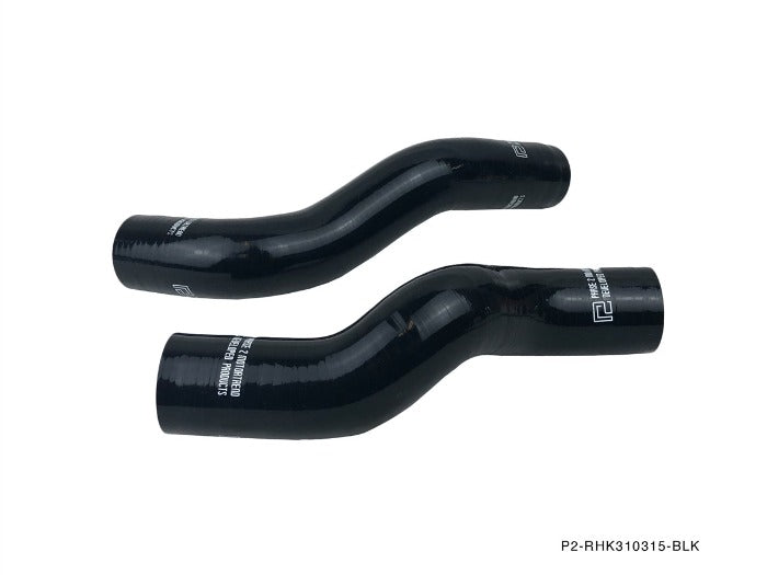 P2M 3-Ply Silicone Radiator Hoses - Mazda RX-7 12A (1983-1985) - P2-RHK310315-BLK