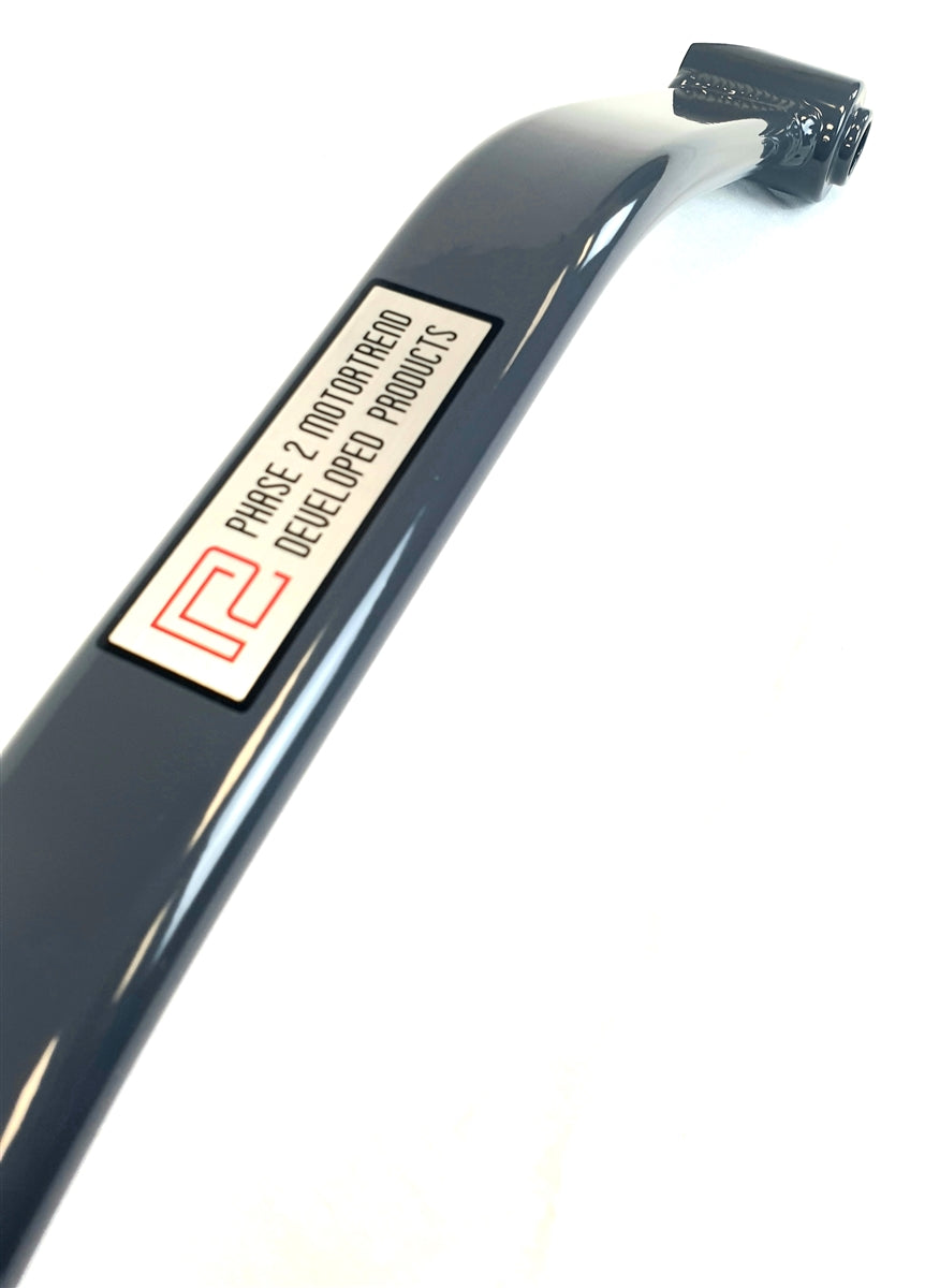 P2M Phase 2 Motortrend Aluminum Rear Lower Tie Brace Bar Brace - Honda S2000 S2K AP1 AP2 (2000-2009)