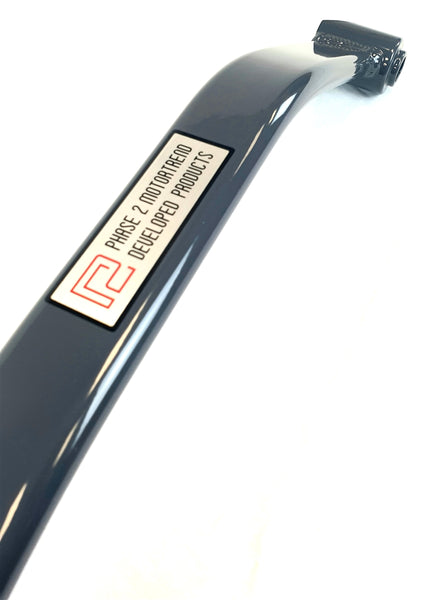 P2M Phase 2 Motortrend Aluminum Rear Lower Tie Brace Bar Brace - Honda S2000 S2K AP1 AP2 (2000-2009)