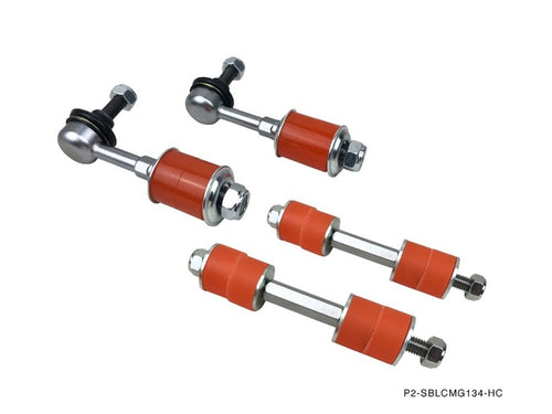 Phase 2 Motortrend (P2M) Polyurethane Front And Rear Sway Bar End Links Combination Set- Nissan 240sx S13 S14