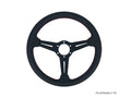 P2M Competition Steering Wheel - 340mm Standard Leather w/ Red Stitching - P2-STR340LT-TE