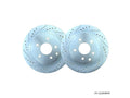 P2M Drilled & Slotted Rear Brake Rotors - Nissan Z33 350Z (2003-2005) - P2-Z33RBKR