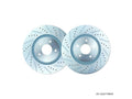 P2M Drilled & Slotted Front Brake Rotors for Brembo - Infiniti G35 (2003-2007) - P2-Z33TFBKR