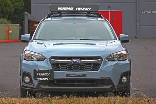 Perrin Front License Plate Bracket Holder Relocation Kit - Subaru Crosstrek (2013-2017)