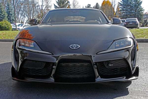 Perrin Performance Front Tow Hook Kit - Black - Toyota Supra A90 (2020+)