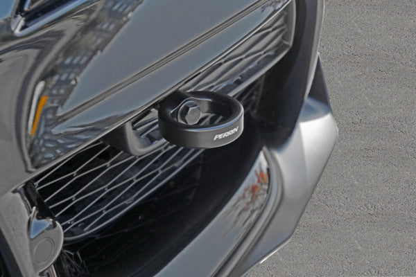 Perrin Performance Front Tow Hook Kit - Black - Toyota Supra A90 (2020+)