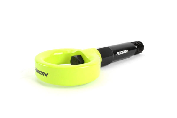 Perrin Performance Front Tow Hook Kit - Neon Yellow - Toyota Supra A90 (2020+)