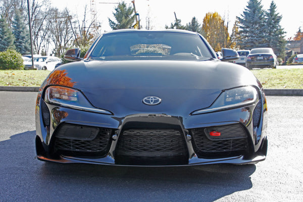 Perrin Performance Front Tow Hook Kit - Red - Toyota Supra A90 (2020+)