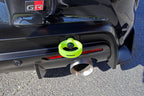 Perrin Performance Rear Tow Hook Kit - Neon Yellow - Toyota Supra A90 (2020+)