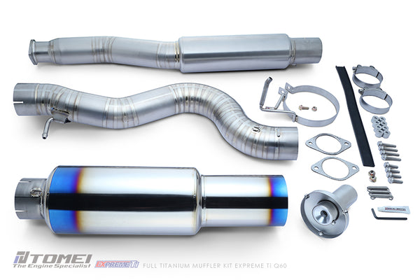 Tomei Full Titanium Expreme Ti Exhaust - Infiniti Q50 / Q60 w/ VR30DDTT 3.0T