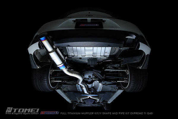Tomei Full Titanium Expreme Ti Exhaust - Infiniti Q50 / Q60 w/ VR30DDTT 3.0T