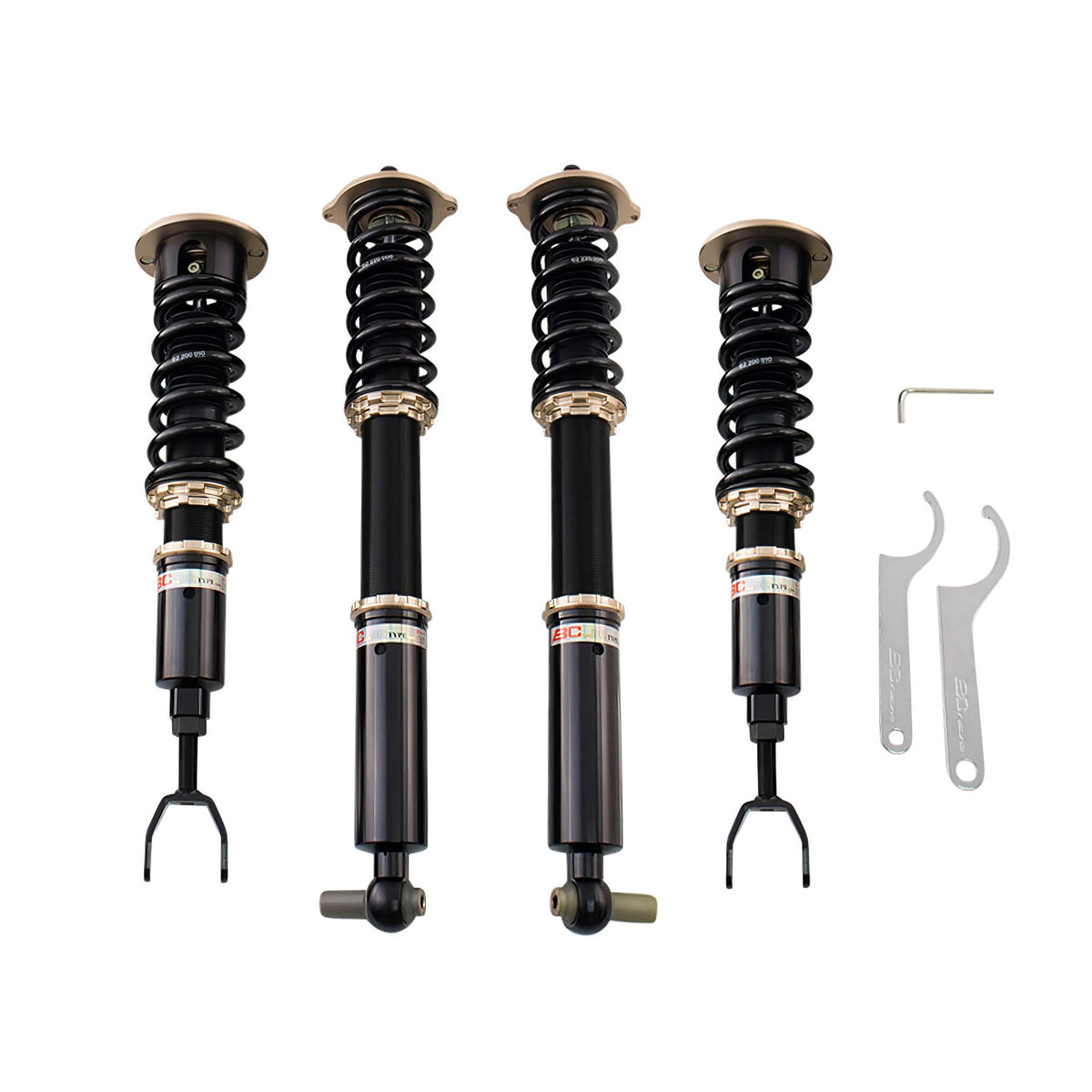 S-01-BR - BC Racing BR Coilovers - Audi A4 FWD (1996-2001)