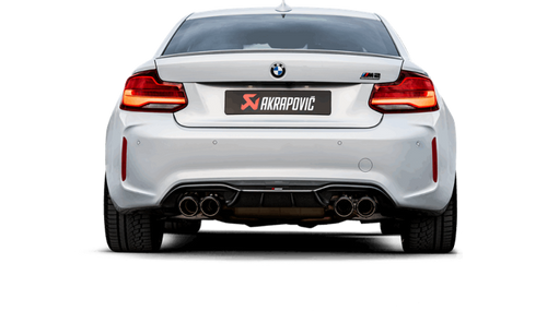 Akrapovic Slip-On Line (Titanium) w/Carbon Fiber Tips - BMW M2 Competition/M2 CS (F87) [2018-2022]