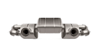 Akrapovic Slip-On Race Line (Titanium) (Req Tips / Option 2) - Porsche Cayman GT4 / Boxster Spyder (718) [2020+]