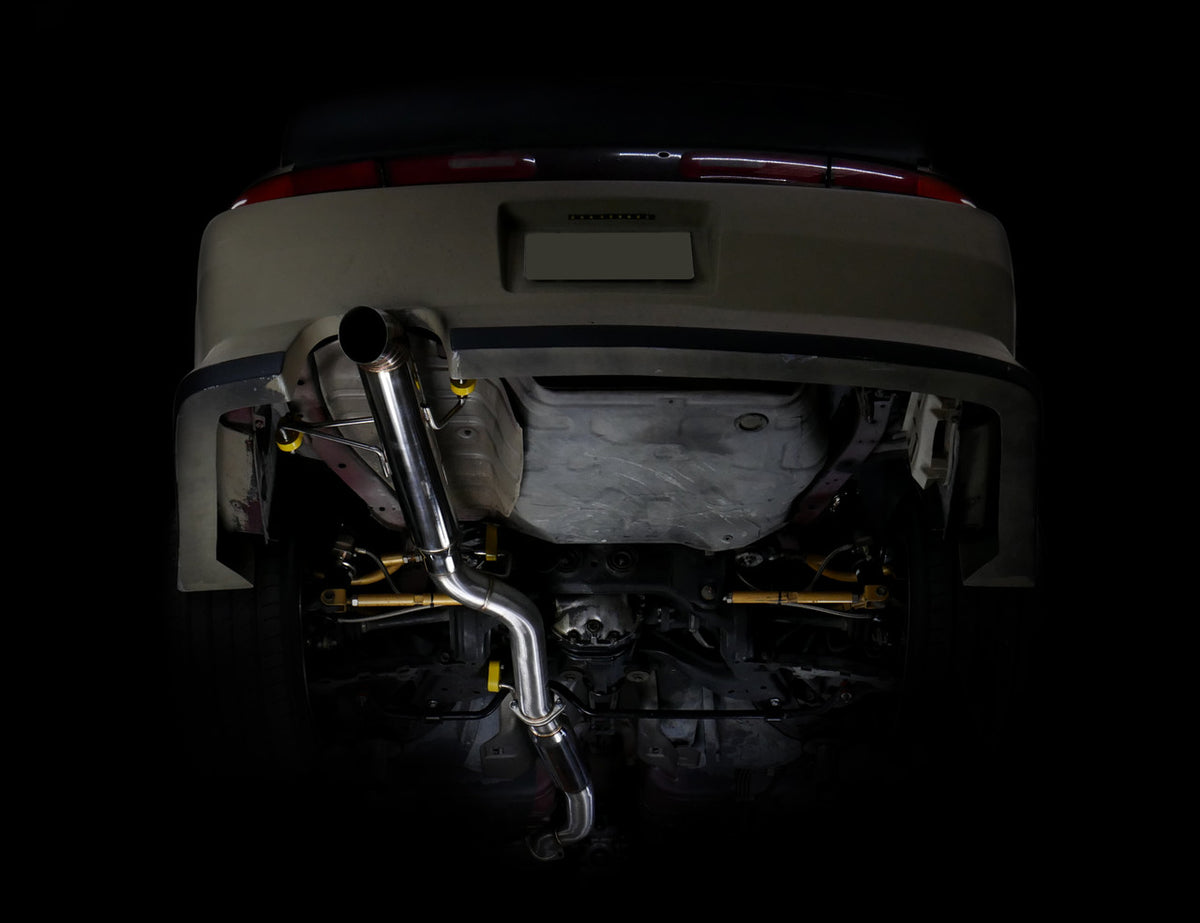 IS-S2EPSR-S14 - ISR Series II EP Single Exhaust Resonated - Nissan 240sx S14 (1995-1998)
