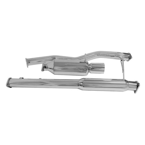 DC Sports Stainless Steel Single Cat-Back Exhaust System - Mitsubishi Lancer Evolution VIII, IX (2003-2007)