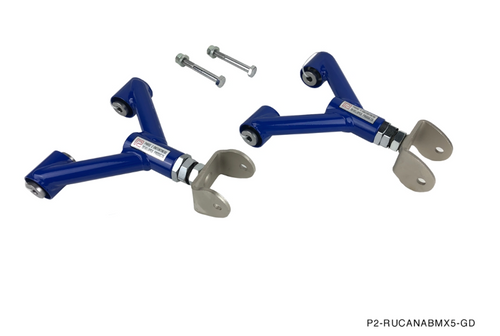Phase 2 (P2M) Adjustable Rear Upper Camber Control Arms Set RUCA - Miata NA NB (1990-2005)
