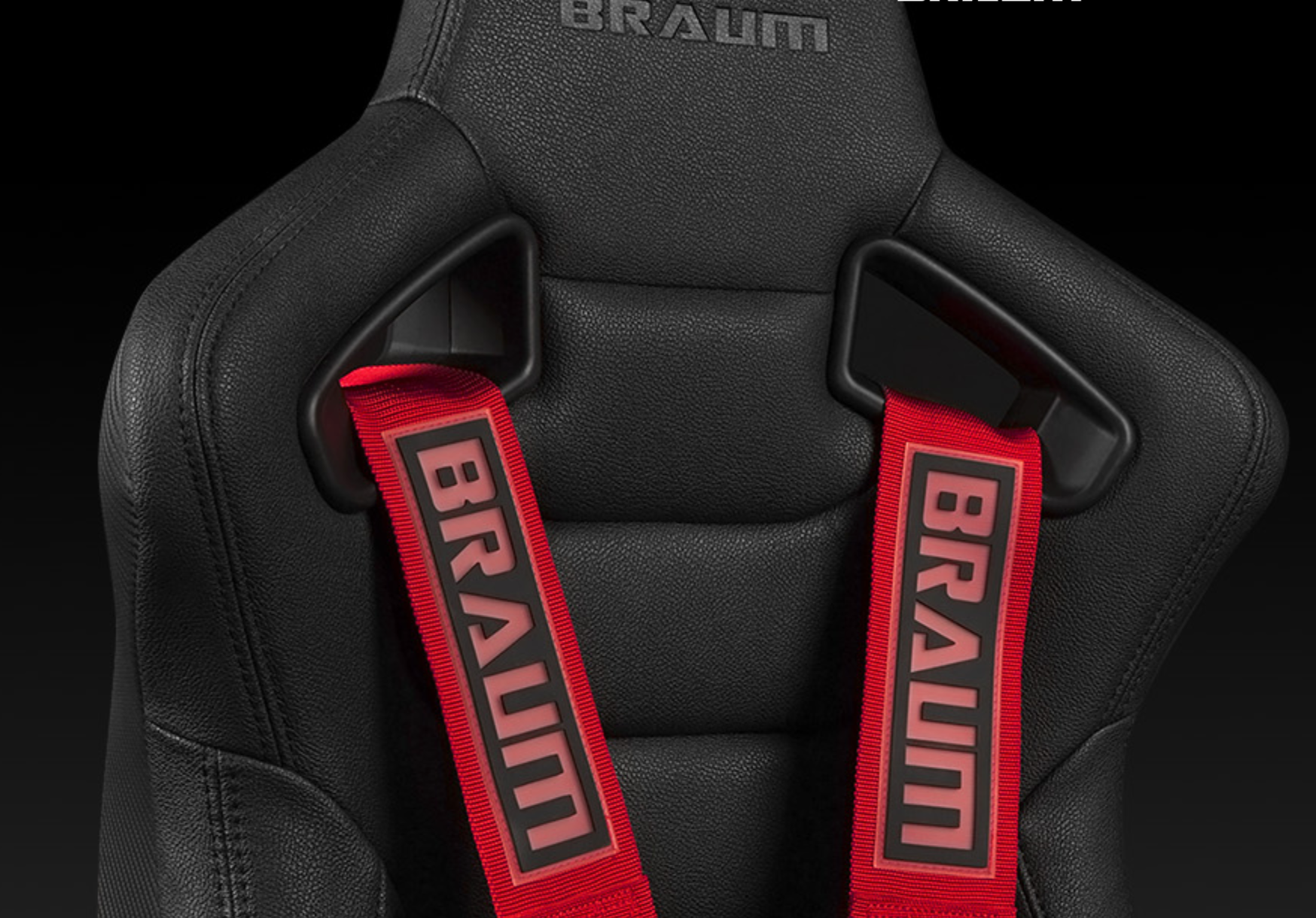 BRAUM Racing 6 Point 3" FIA Certified Racing Single Harness - RED