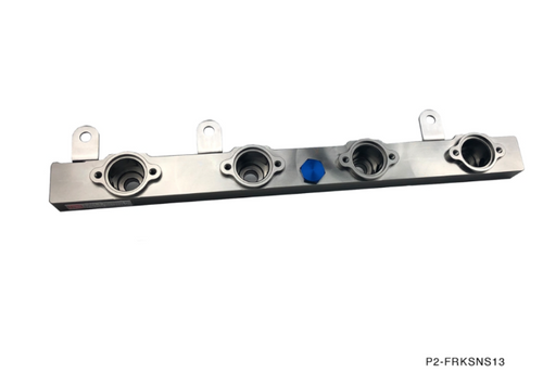 Phase 2 Motortrend (P2M) Billet Aluminum Side Feed Fuel Rail Kit - Nissan S13 SR20DET