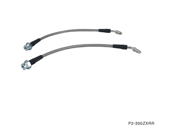 P2M Braided Rear Z32 Conversion Brake Lines - Nissan 240sx (1989-1998)