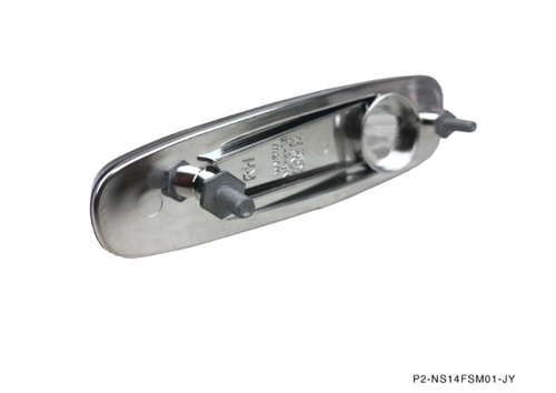 Phase 2 Motortrend (P2M) Clear Front Side Markers Lights - Nissan 240SX S14 (1995-1998)
