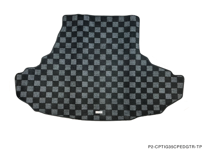 P2M Checkered Trunk Mat - Infiniti G35 V35 Sedan (2003-2006)