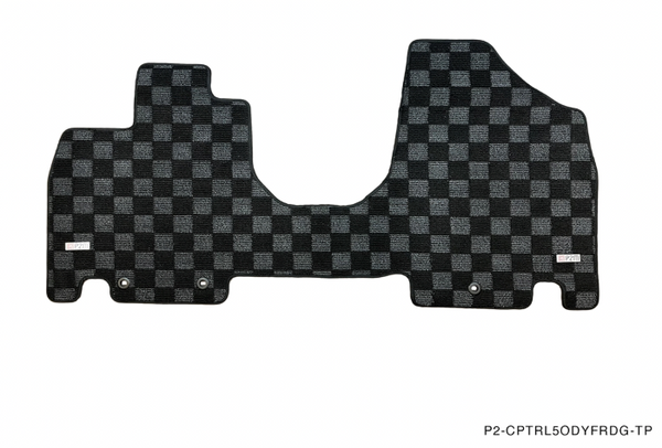 Phase 2 Motortrend (P2M) Front & Rear Dark Grey Carpet Floor Mats Set - Honda Odyssey RL5 (2011-2017)