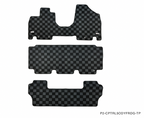 P2M Rear Dark Grey Carpet Floor Mats Set - Honda Odyssey (2011-2017)