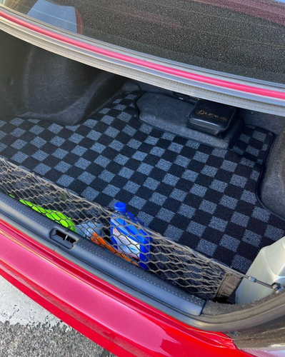 Phase 2 Motortrend (P2M) Checkered Carpet Sedan Trunk Mat - Lexus IS200 IS300 Altezza (1998-2005)