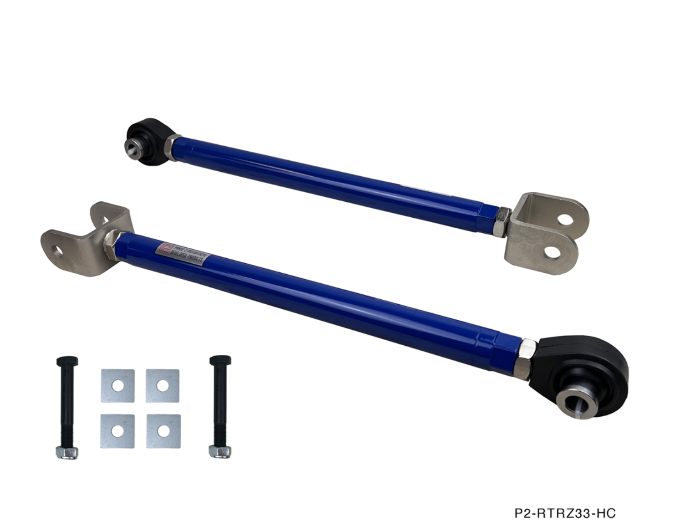 P2M Adjustable Rear Bucket Delete Control Arms - Nissan 370Z (2009+) - P2-RTRZ33-HC