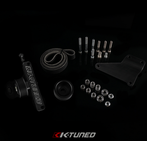 K-Tuned Universal A/C P/S Eliminator Delete Kit - Honda K20 K20A K20Z1 K20Z3 K24