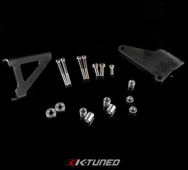 K-Tuned Universal A/C P/S Eliminator Delete Kit - Honda K20 K20A K20Z1 K20Z3 K24