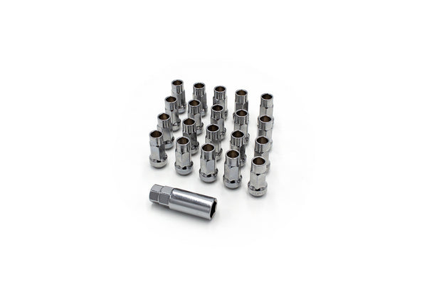 ISR Performance Steel 50mm Open Ended Lug Nuts - M12x1.25 - Silver